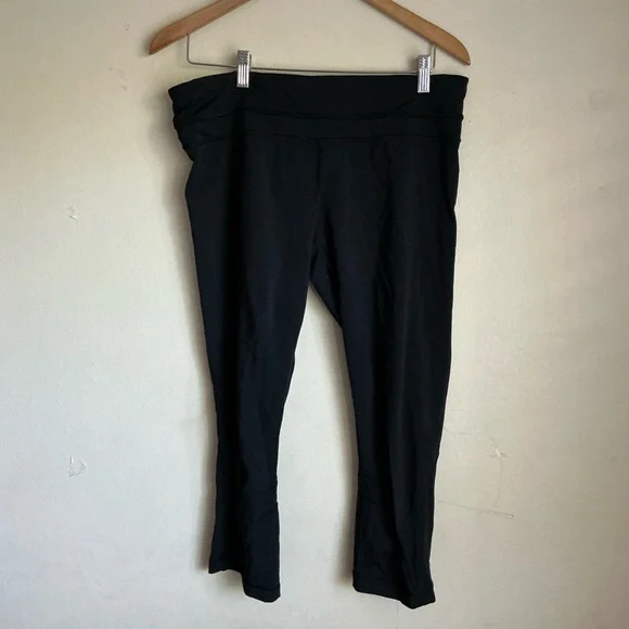 lululemon athletica Black Leggings drawstring run inspire size 12 - Picture 3 of 6